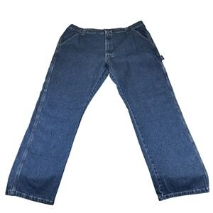 Wrangler Carpenter Jeans Men's 40x32 Relaxed Fit Workwear Denim Pants